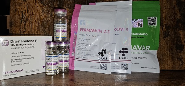 Another swift and successful delivery. Products came all intact, secured and discrete. 

I've  was first informed about this brand through fellow bodybuilders due to its stellar quality and traceability (verification of authenticity).

What also is quite fascinating  is that some of its oral products are geared towards females or people looking to take smaller dosages for health, safety, cosmetic and other factors. With this product no more spending  scrupulous amounts of time cutting and guessing on oral dosages.

The carrier oils have always been smooth no pip, easy to extract and inject. This brand is worth every penny and if you catch a promotion, even better.

Look no further for one of the best brands on the market.