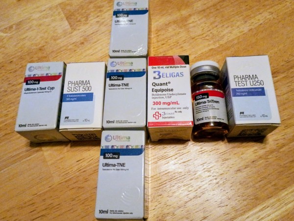 Pharma Sust 500 is extremely potent and gave a ton of gains compared to other forms of sustanon, Ive tried a bunch, including pills, and this is the best! Enabled extra weight-pushing and stamina in the gym, so potent i was never sore and always doing 3 sets of 100 squats in a row with 90-300 lbs 3 times daily!! 46 now, stopped producing testosterone at 24. Combined with Pharmacom Pharma Test U250 for mental stabilty, Equipoise 300 for all-day endurance, TRiTren 150 for hard, dense mass-retention, Ultima-TNE 100 for adding more weight  nearly every day!
Ultima-1-Test Cyp along with gave massive chest pumps for two weeks when used as a local topical. Always doing daily Sub-Q, except for the Dihydroboldenone (1-Test Cyp), which you can't do Sub-Q with. 
Pharcom Pharma Sust 500, VERY good.. kinda intense at high doses,  Very versatile, very much worth the moderate price!!