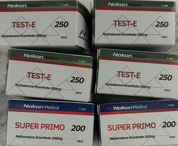 I ordered 2 Super Primos and 4 Test-E’s which arrived quite quickly.  These are very good products which have increased my muscle mass and strength in the past!