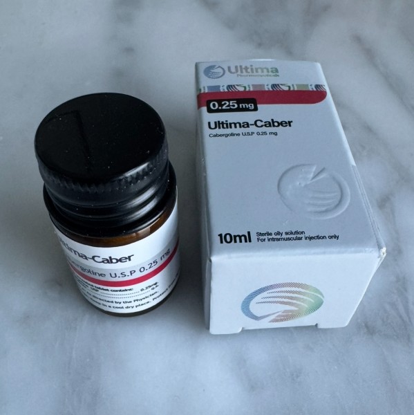 When running a 19-nor, obviously important to have Caber on hand for any prolactin related sides (don't want to start having milk leak out your nipples!). I had mildly elevated prolactin and this caber once a week was everything I needed to manage it. Good stuff!