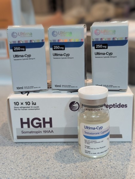 I run the Ultima Cyp and HGH all year long, regardless of if I'm competing or not. I'm always thrilled about the quality I receive and I've never had an issue. PMroids offers both of these for some crazy discounted prices fairly regularly. 

My favorite is the BOGO + 10% discount when paying with crypto.